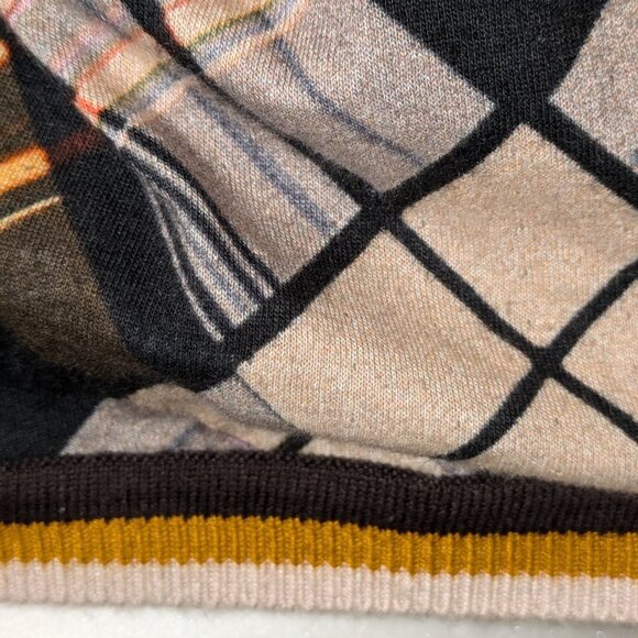 Conditions Apply (Anthropologie) Suzette Top, Sz Small, Plaid Surplice - Picture 3 of 3